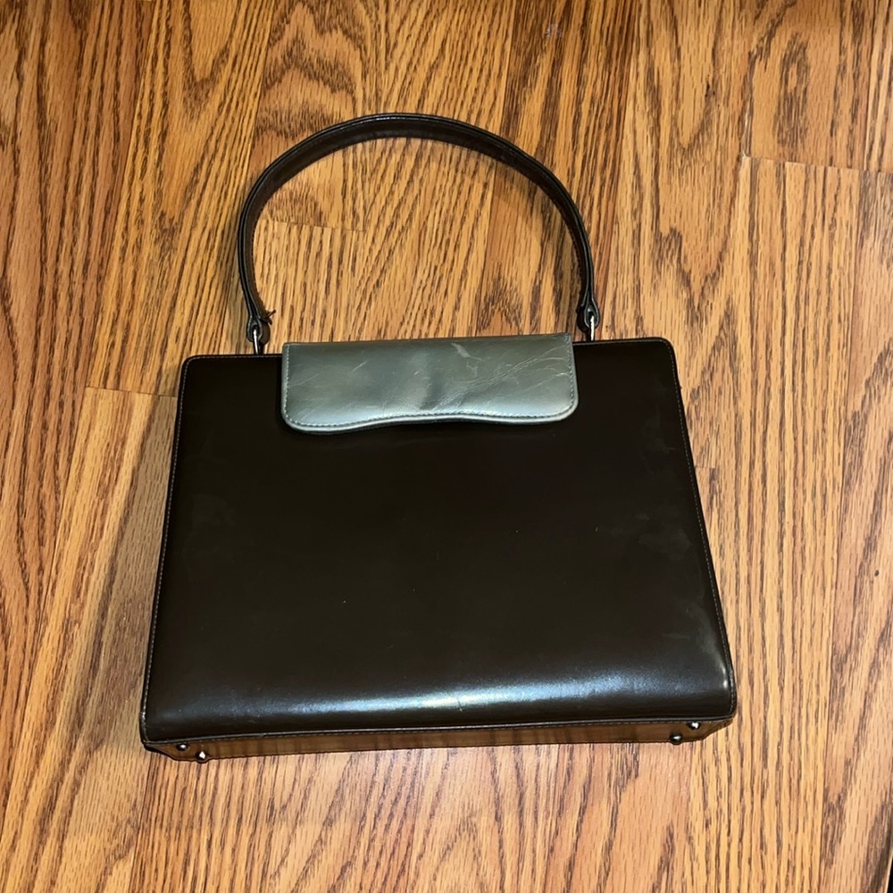 Pallizzio brown leather handbag